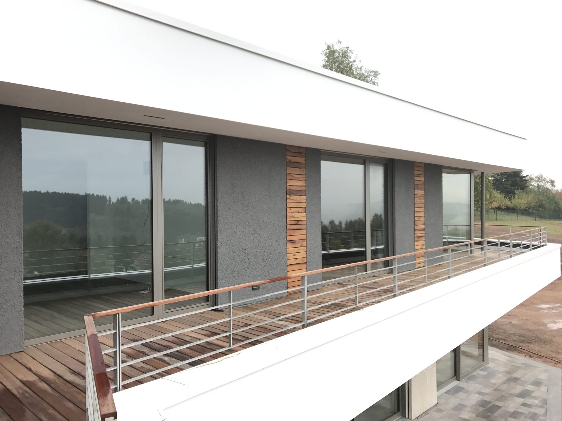 Modernes Holz Aluminium Fenster
